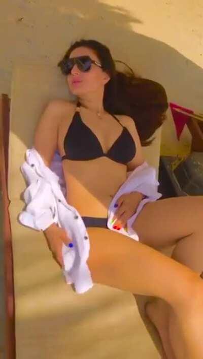 Ameesha Patel in bikini