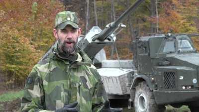 Swedish Archer Artillery System on a trip to USA