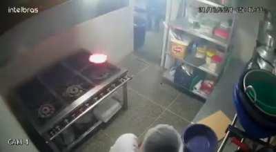 To put down a fire