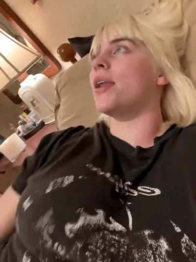 Jesus christ, how are Billie Eilish's tits so massive...