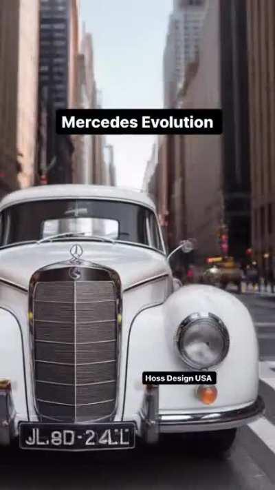 Mercedes evolution in 13 seconds.. enjoy