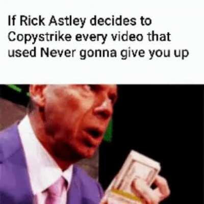 Still working on that rick roll...