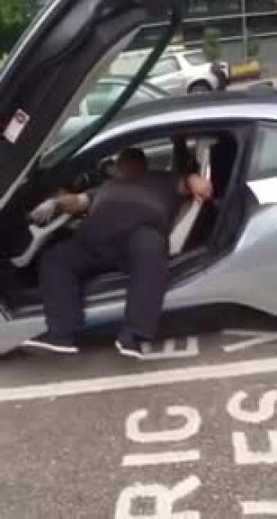 HMF while I get out of this car