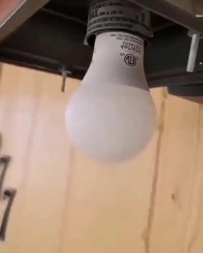 Squeezable LED light bulb