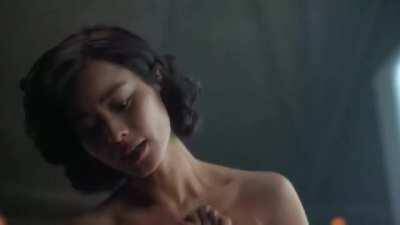 Jamie Chung - Nude debut in 'Lovecraft Country' [Brightened Gif]