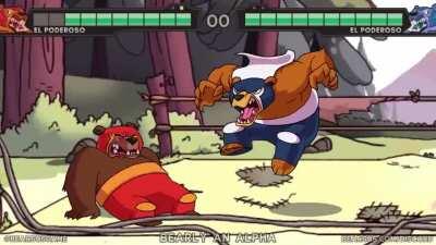 BEARSUS - the grizzly fighting game with bearly any controls - has a FREE ALPHA. Links in Comments