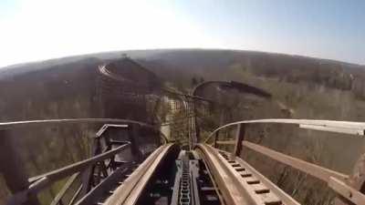 Ian Curtis rides a rollercoaster