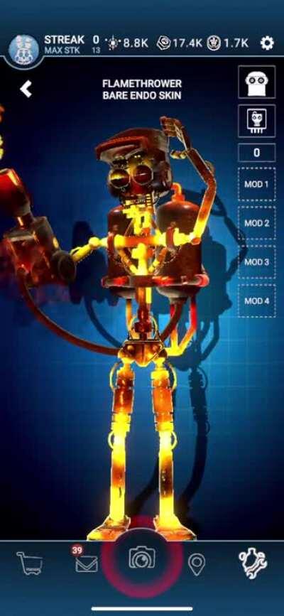 Flamethrower Bare Endo workshop animation