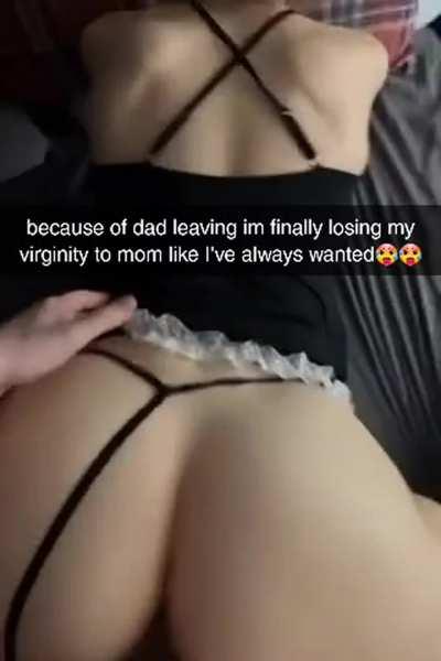 Plz take my virginity mom