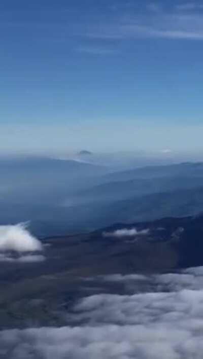 All the mountains and Volcanos seen from Volcán Cotopaxi (video from a friend) hope you enjoy it