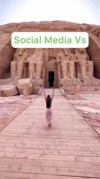 Social media vs reality