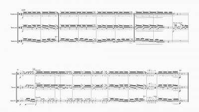 Choppy paradiddle exercise I wrote for my high school