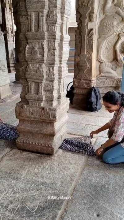 The mystery of the Hanging Pillar - Veerabhadra Swamy Lepakshi temple of Andhra Pradesh