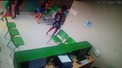 Samurai gets beaten in a brazilian hospital