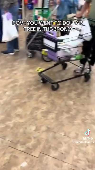 A man steps on poop while a woman is questioning its existence on the floor