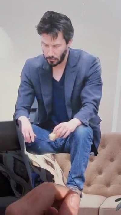 Just Keanu in his overly priced apartment...