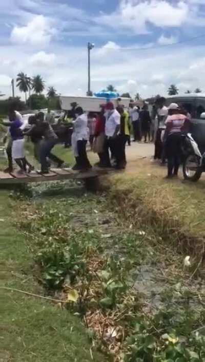 To do the coffin dance