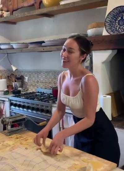 making pasta, IG June 2023