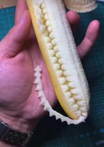 Banana turned into corn