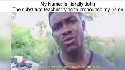 Fun fact that probably no one cares about, my name isn’t actually John.