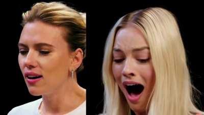 Who’s got the better anal orgasm face - Scarlett Johansson or Margot Robbie?