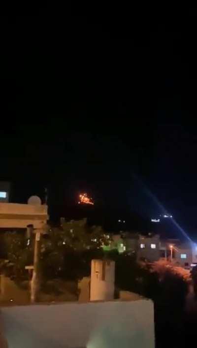 IDF airstrike on a target near Quneitra, Syria tonight (8/17/2021)