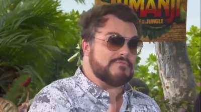 Jack Black Impersonating The Rock