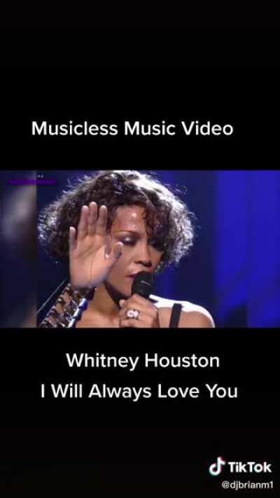 An unforgettable performance from Whitney Houston