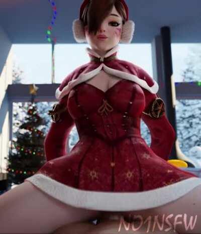 D.Va Christmas fuck (No1Nsfw) [Overwatch]