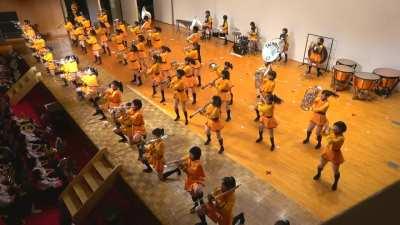 The Kyoto Tachibana SHS Band performing 