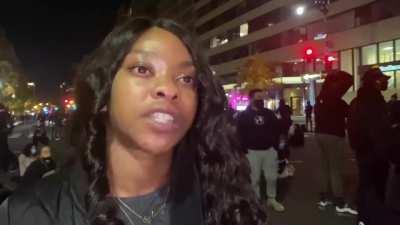 [Washington D.C] Another interview from last night I'm D.C - A CNN commentator said ‘maybe we can get back to normal’. But what’s normal? When Obama was President, I was marching for Trayvon Martin fresh out of college”