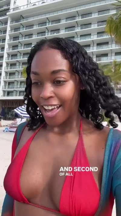 Nafessa Williams vacations mode