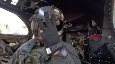 Ukrainian attack helicopter pilot 