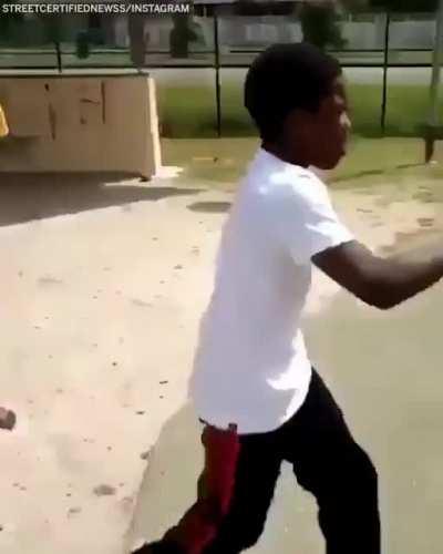 This kid's backflip