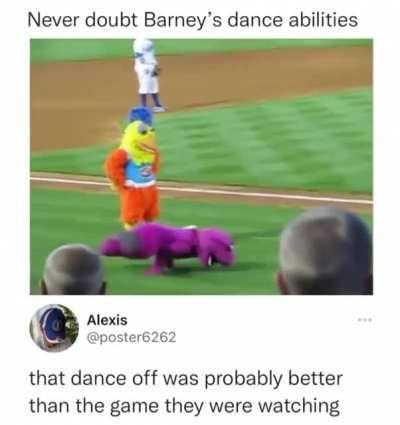 Barney is actually cool?