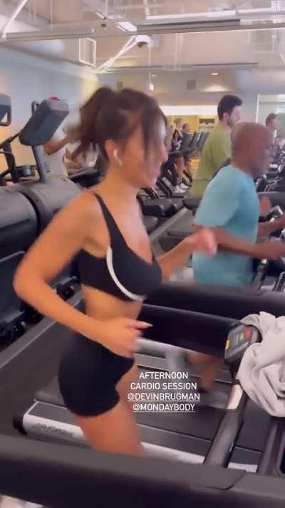 Bouncy treadmill