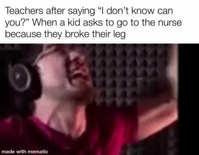 May I go to the nurse?