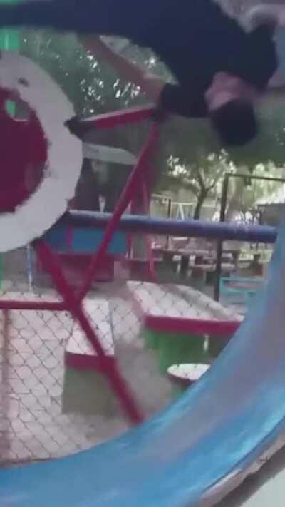 HMFT after I run around this wheel