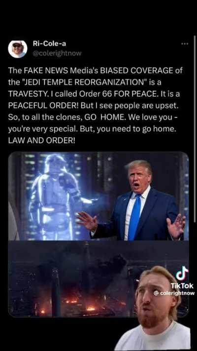 Trump if he was palpatine