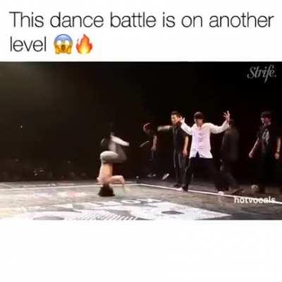 This dance battle is on another level