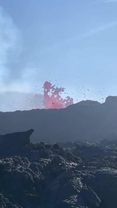 Just saw the volcano a few hours agoâ¦it rocks!