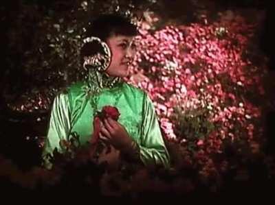 Anna May Wong in The Toll of the Sea (1922), one of the first feature films made using Technicolor