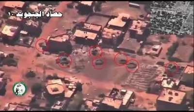 Compilation of Sudanese Armed Forces drone operations against RSF rebels in Khartoum 