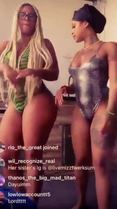 Mizz Twerksum &amp;amp; Lady L on LIVE