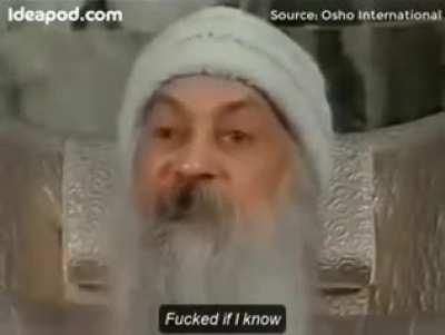 Osho on the word 