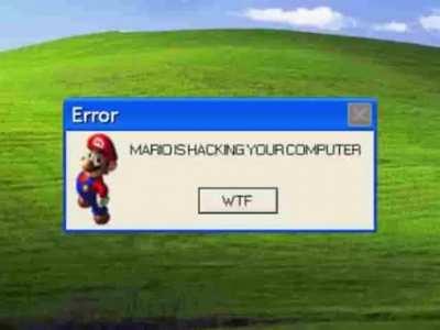 MARIO IS HACKING YOUR COMPUTER