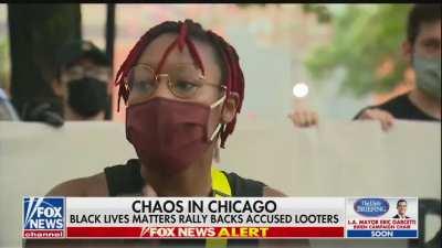 Leader of BLM Chicago says looting is merely &quot;reparations&quot; for her people