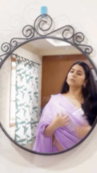 Kanduri Sudha in lavender saree