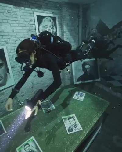 World's deepest pool for diving in dubai (60 meters/196 ft).