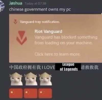 I LOVE RIOT VANGUARD 🇨🇳🇨🇳🐼🐼